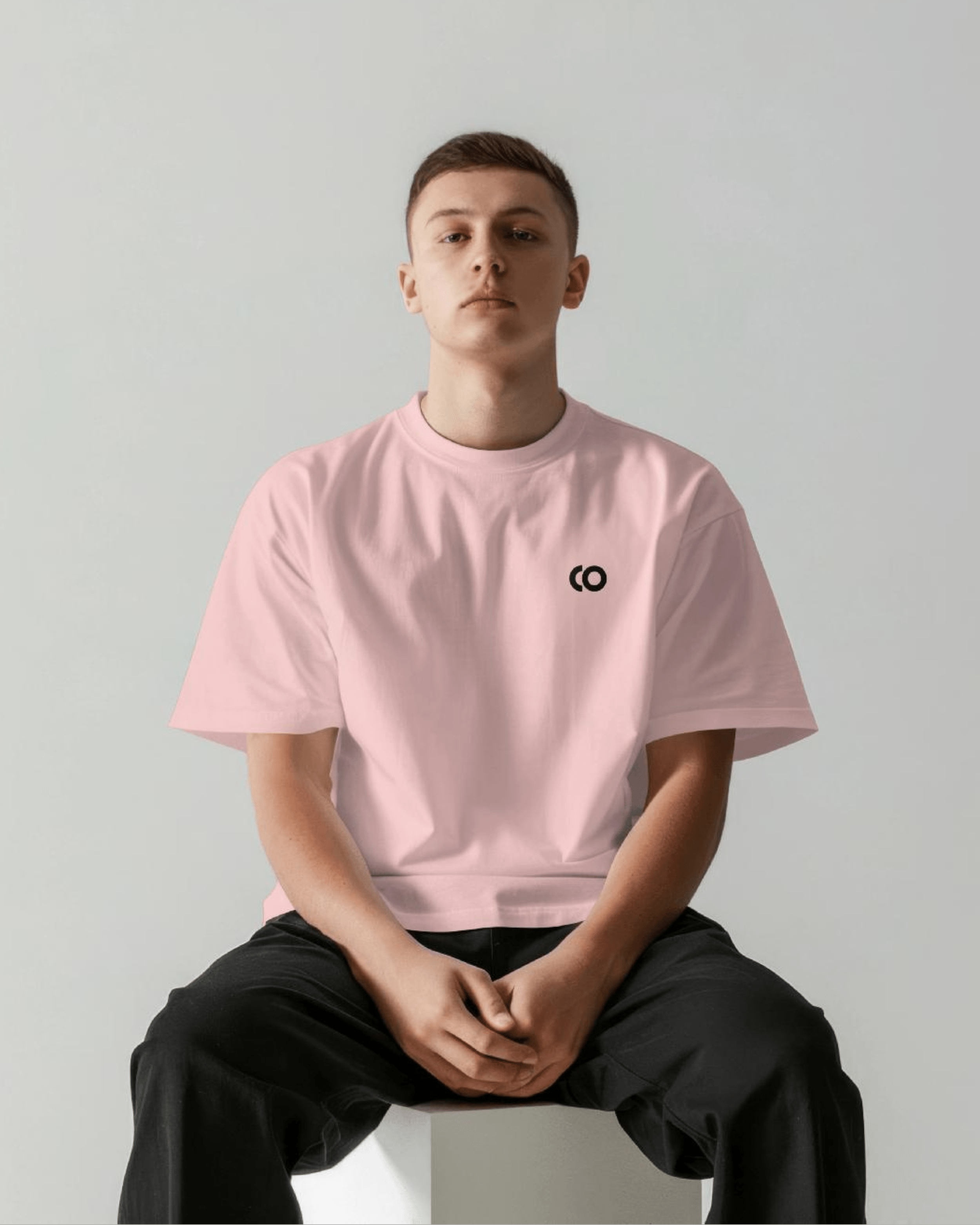 Oversize Light Baby Pink Tees